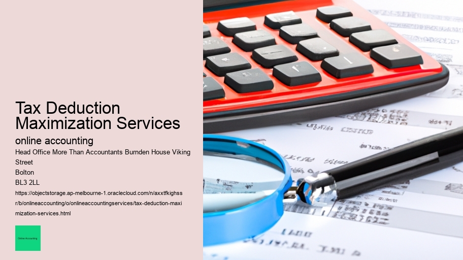 Tax Deduction Maximization Services